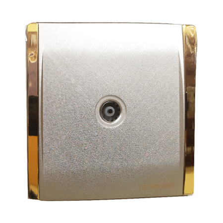 Fesko Television (TV) Socket (H2.5) Gold