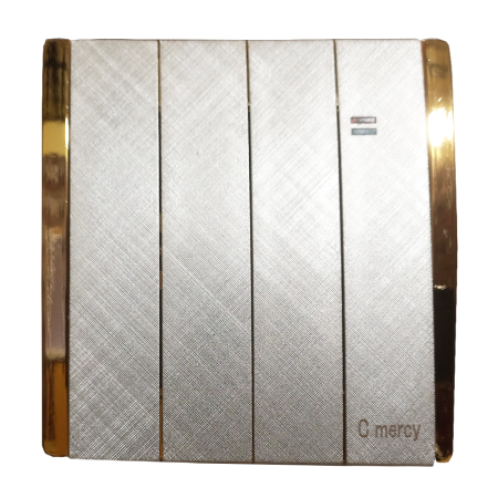 Fesko 4Gang Switch (H2.5) Gold