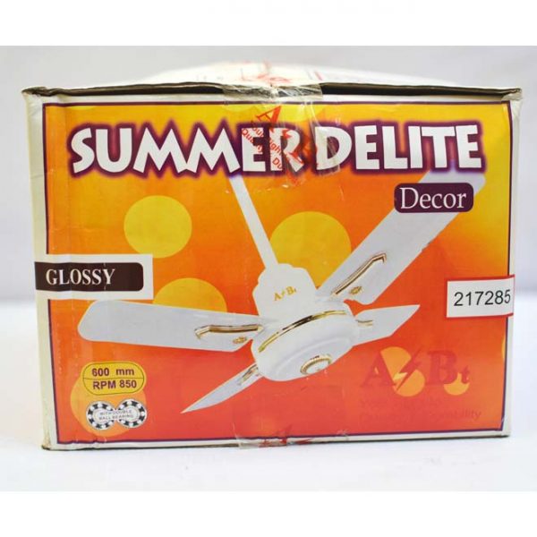 Fesko Short Blade Ceiling Fan (White) A&BT