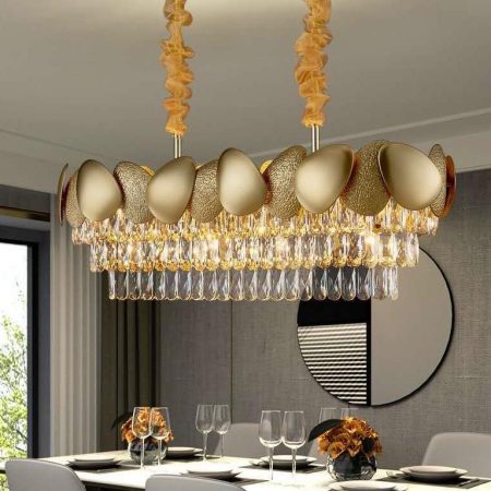 B007-L800*300 Chandelier (Gold)