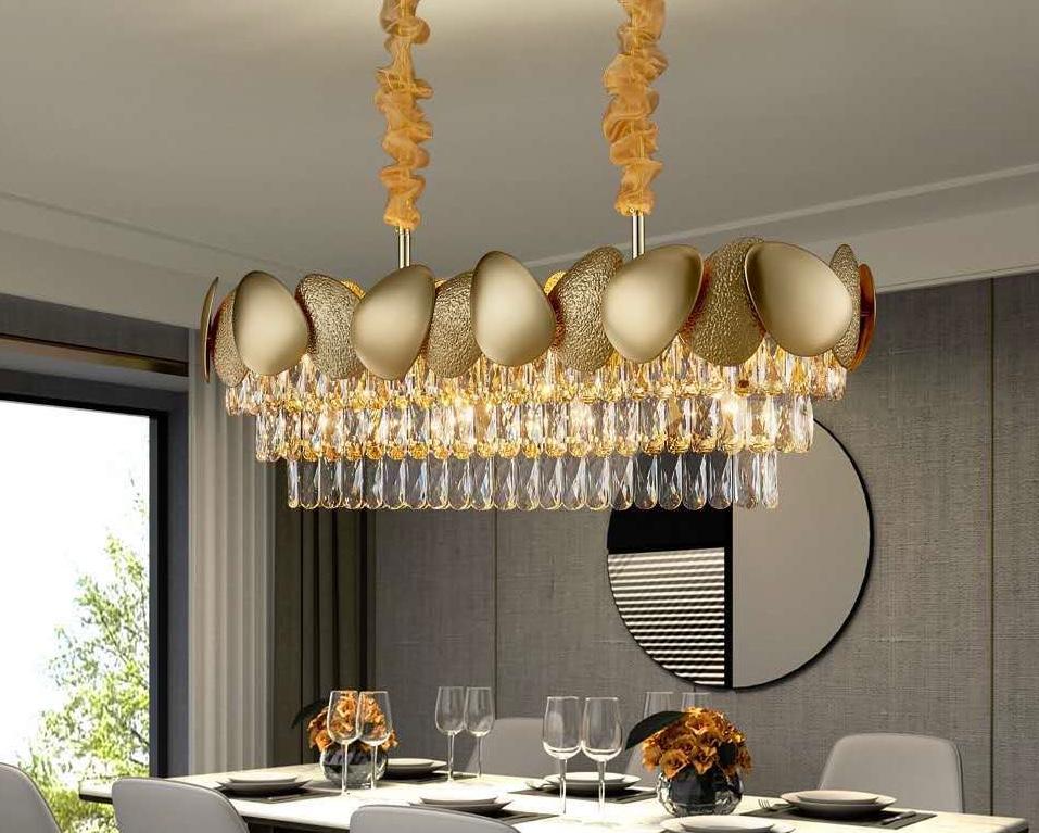 B007-L800*300 Chandelier (Gold)