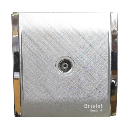 Fesko Television (TV) Socket (H2.5) Silver