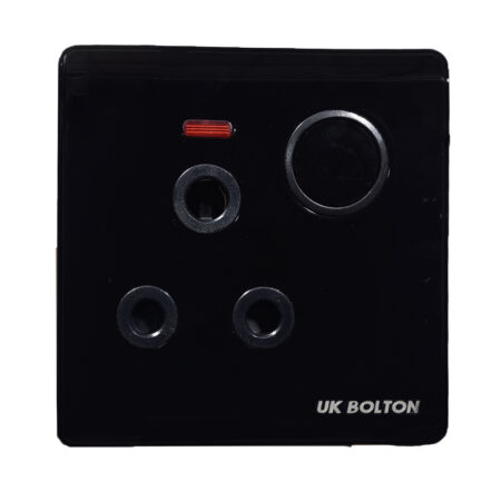 Fesko 15amps socket (D series)black