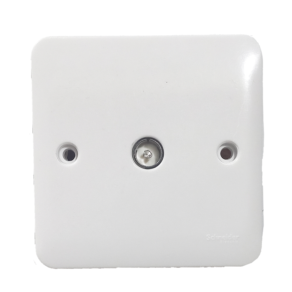 Fesko television Socket Schneider (White)